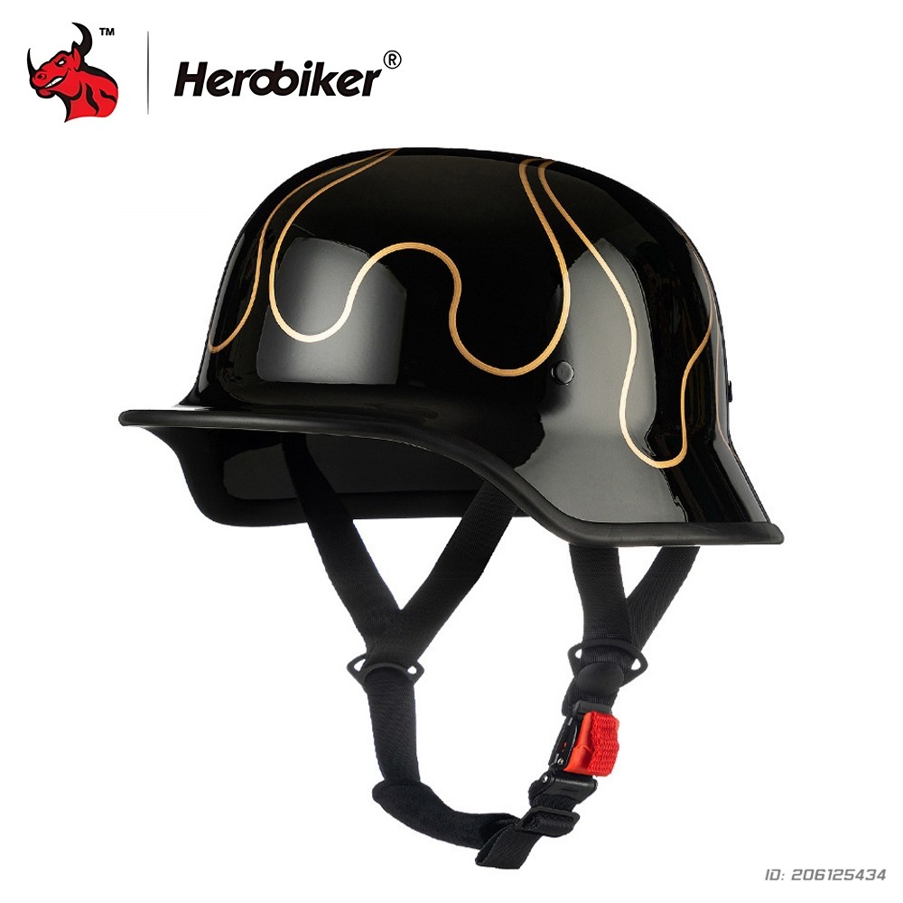 Motorcycle Open Face Helmet Motorcycle Safety Helmet Summer Motor Half Face Helmet Vintage Motor