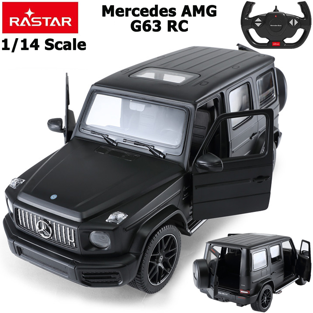 Rastar 1/14 Mercedes Amg G63 Rc Cars S 4.8V 600Mah Battery Led Lights Open The Doors Free Wheels Toy