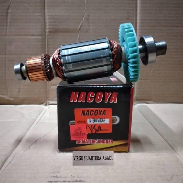 Nacoya Armature Angker Mt360 / 362 For Mesin Profil Router Maktec Mt 360/362
