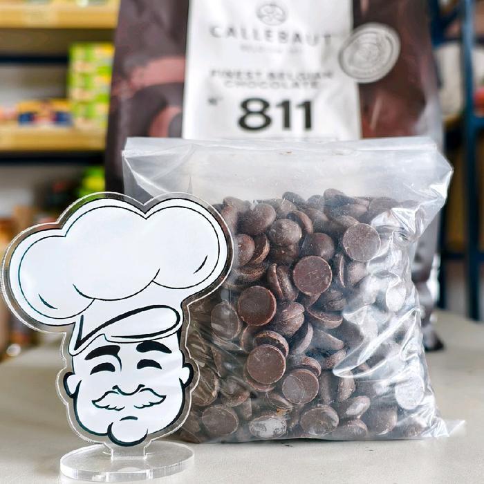 Dark Cokelat Callebaut 811 / Coklat Converture Callebaut / Callebaut Dark Chocolate 811 100Gr, 250Gr