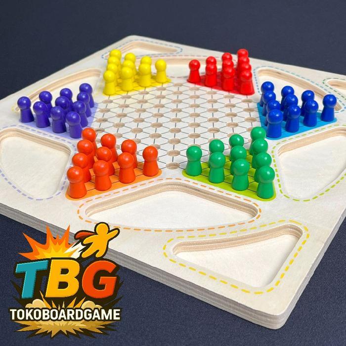 Droughts & Flying Chess Board Game - Ludo & Halma - High Quality