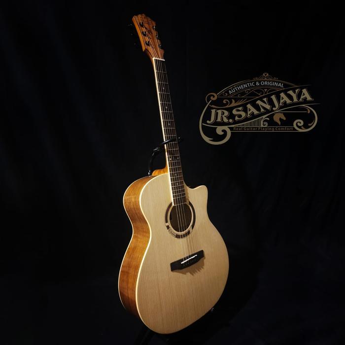 Best Seller Gitar Akustik/Akustik Electrik Original Jr.Sanjaya Dream 01 Gan Original