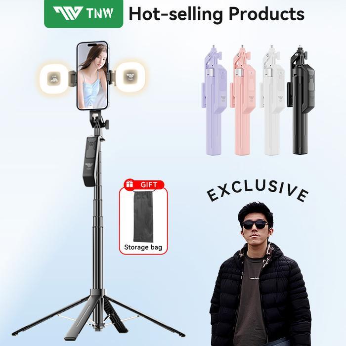 TNW S30 Tongsis Tripod Bluetooth 1.8m Fill light Tongsis Tripod Remote Tongsis hp Selfie Stick
