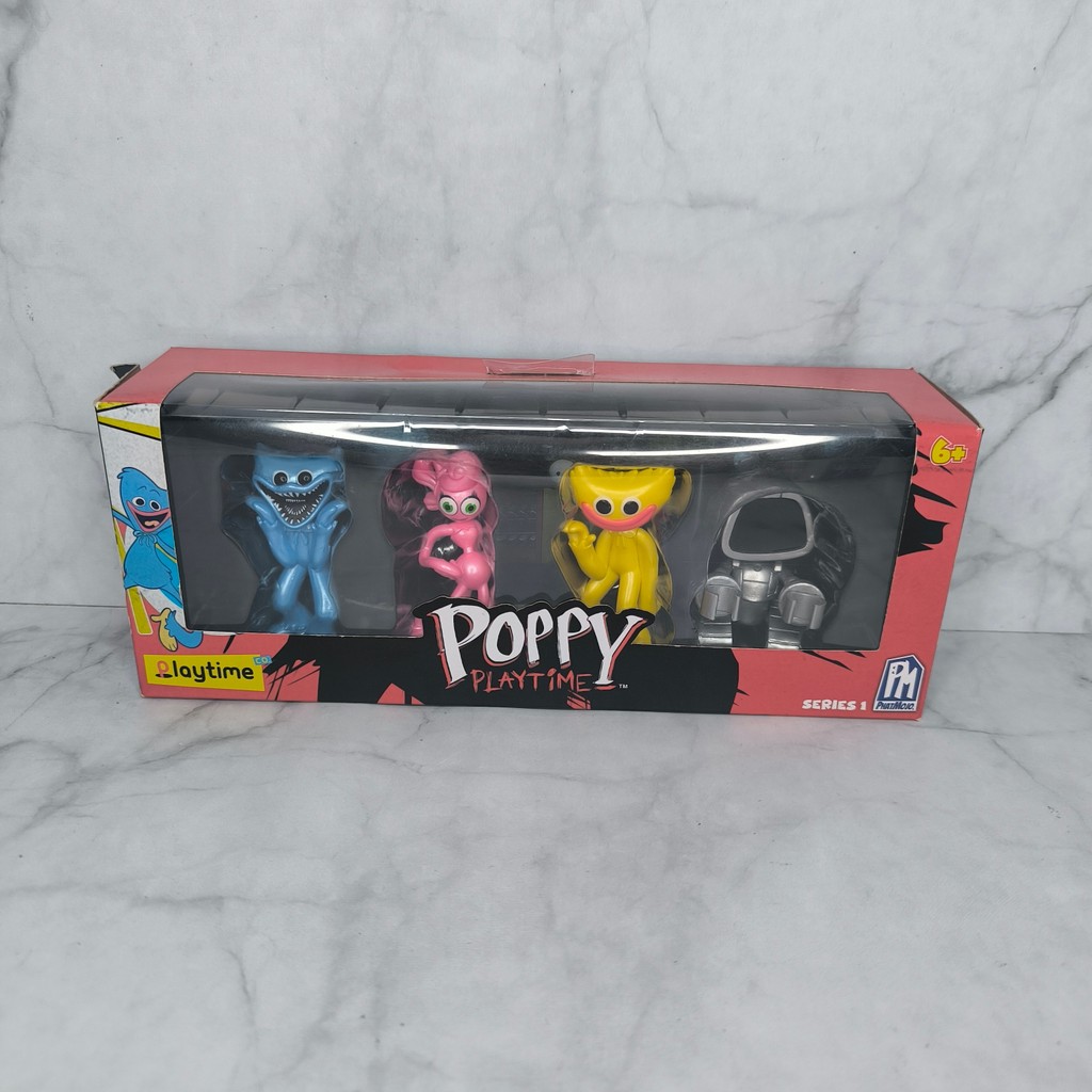 Phatmojo Collectible Figure 4 Pack Poppy Playtime Huggy Wuggy