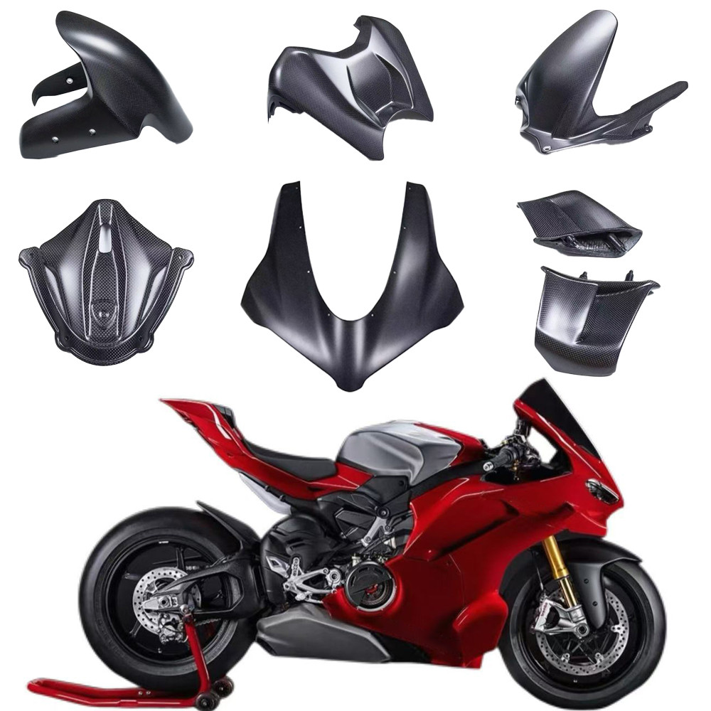 For Ducati Panigale V4 V4S 2025 100% Carbon Fiber Body & Frame Full Fairing Kits Motorcycle