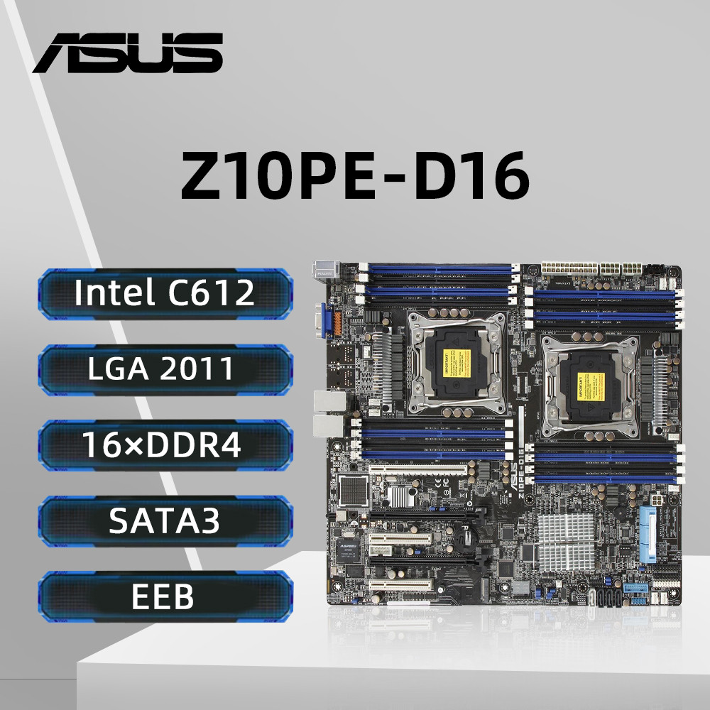 Asus Z10Pe-D16 Motherboard Support E5-2600 V4 E5-2699 V3 E5-2699 V4 1600 V4 Cpu 16Ddr4 1024Gb Lga