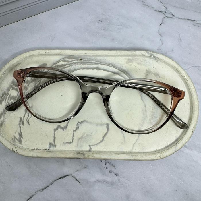 frame oval kecil kode 1028 kacamata photocromic antiradiasi