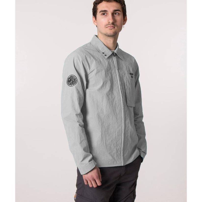 Pretty Green Heaton Overshirt (Grey) Original
