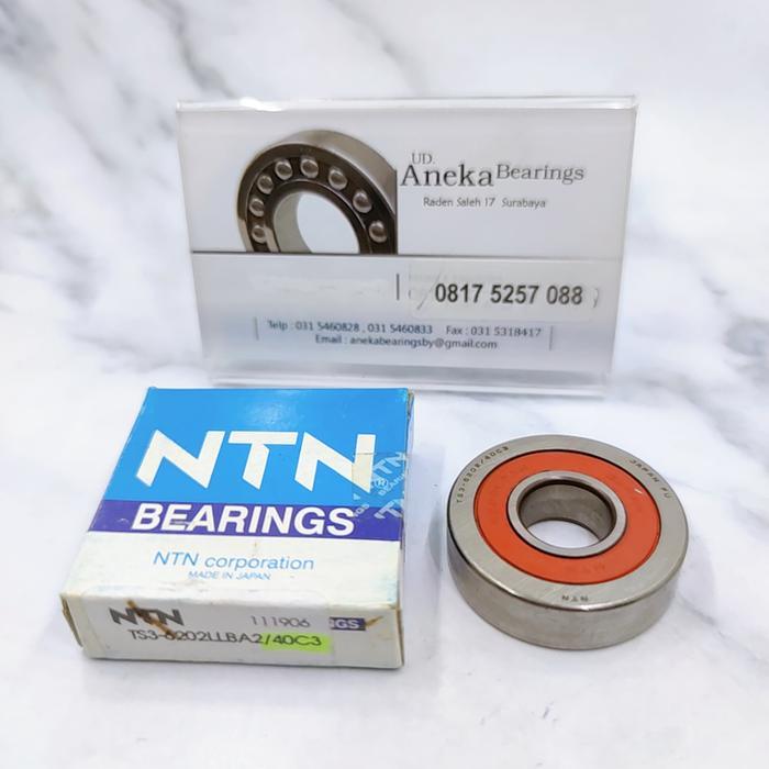 BEARING 6202LLU/40 NTN 6202/40 15X40X11 LAKER LAHER