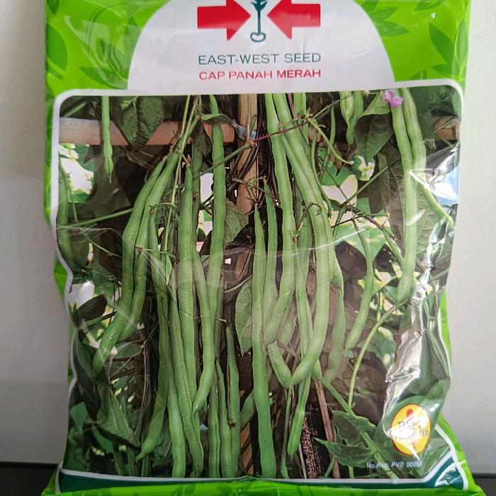 Benih Buncis Polong Hijau Tresna / Tresna Xl Original Panah Merah Isi 500Gr Terjamin