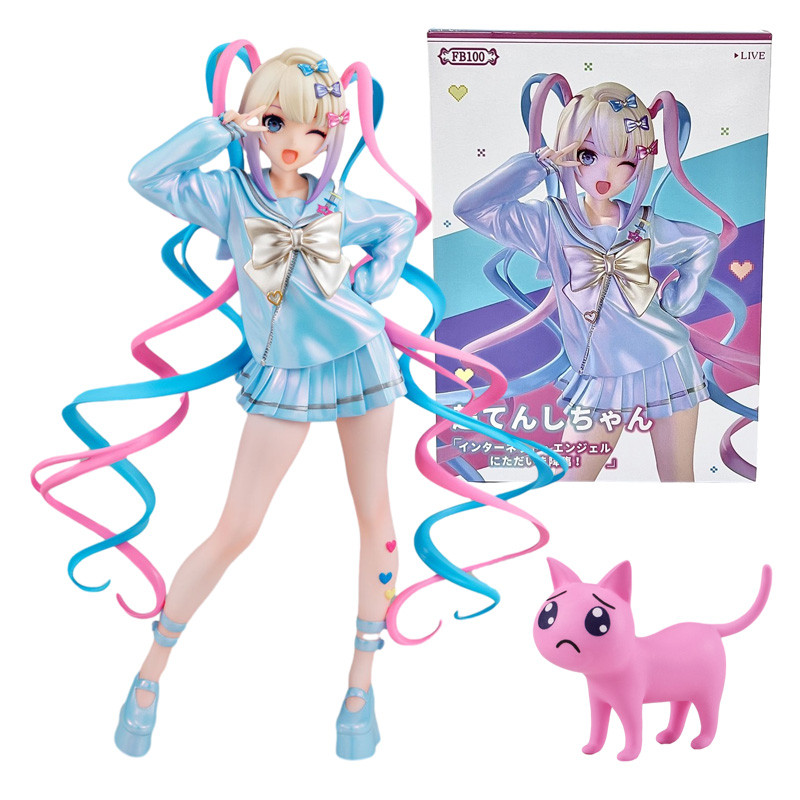 17cm Needy Girl Overdose Anime Figure Pop Up Parade KAngel Action Figures Virtual Uploader PVC