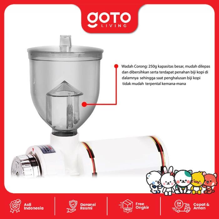 Kova [Cod] N600 Electric Coffee Grinder Maker Mesin Giling Biji Kopi Listrik