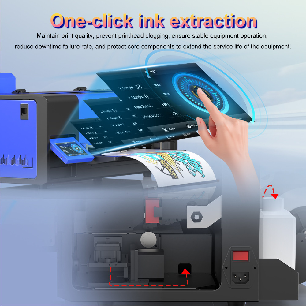 OYfame A3 dtf printer machine for Epson XP600 DTF Printer Directly To Film Printer With DTF Oven For