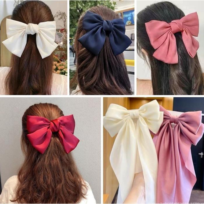 Jepit Rambut Pita Kain / Jepitan Rambut PIta Korea / Jepit Rambut Korea Dewasa Pita Besar