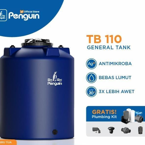 Tangki Air Penguin TB 110 ( 1050 Liter ) Toren tandon Pinguin - BIRU TUA