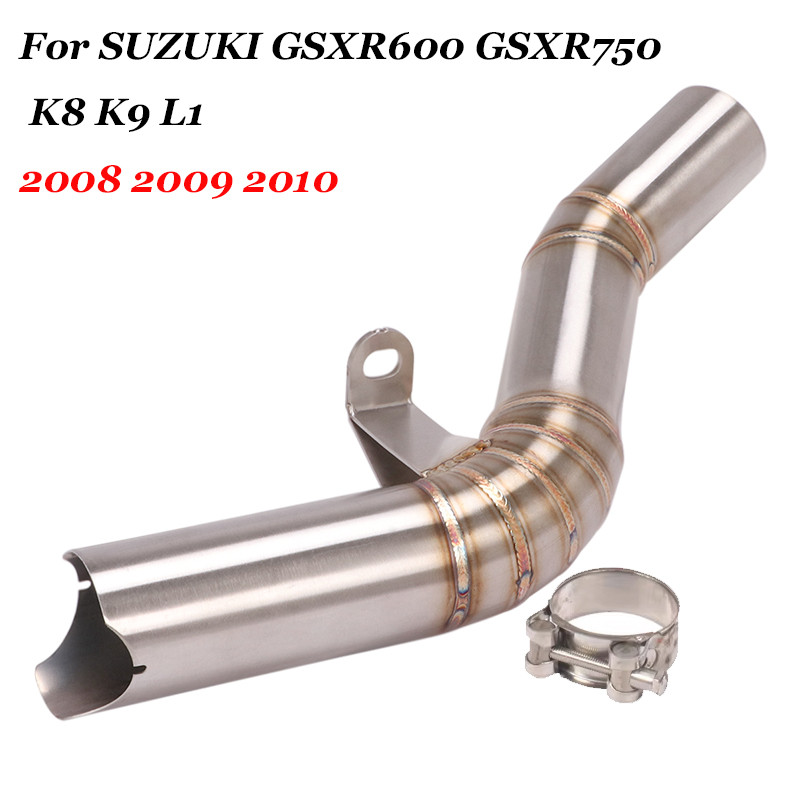 For Suzuki Gsxr600 Gsxr750 Gsxr 600 750 K8 K9 K7 2008 Escape Mid Link Pipe Connect Original Exhaust
