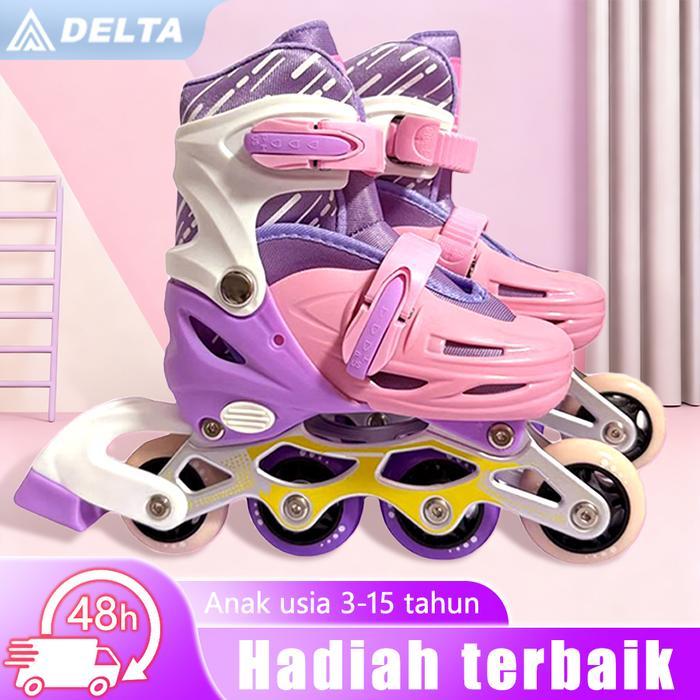 Matougui sepatu anak perempuan/sepatu roda anak perempuan/sepatu roda/sepatu roda dewasaa