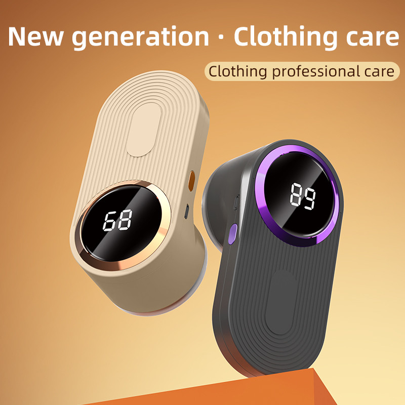 New 1200mAh Lint Remover for Clothing LED Digital Electric Pellet Fluff Remover USB Rechargeable