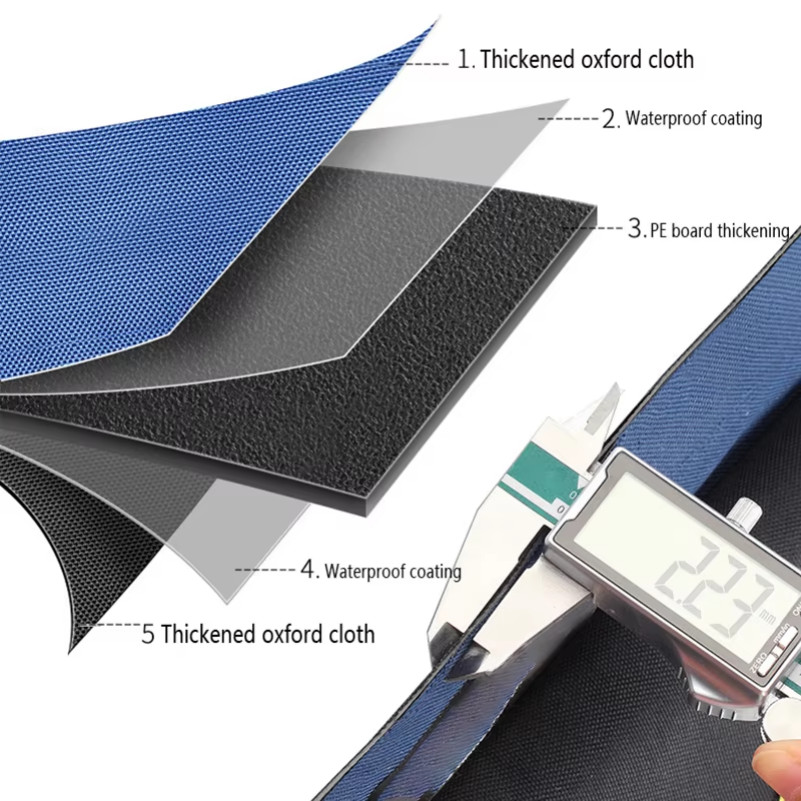 Multifunctional Tool Bag Large Capacity Oxford Canvas Waterproof Bag Thicken Wear-Resistant Tool