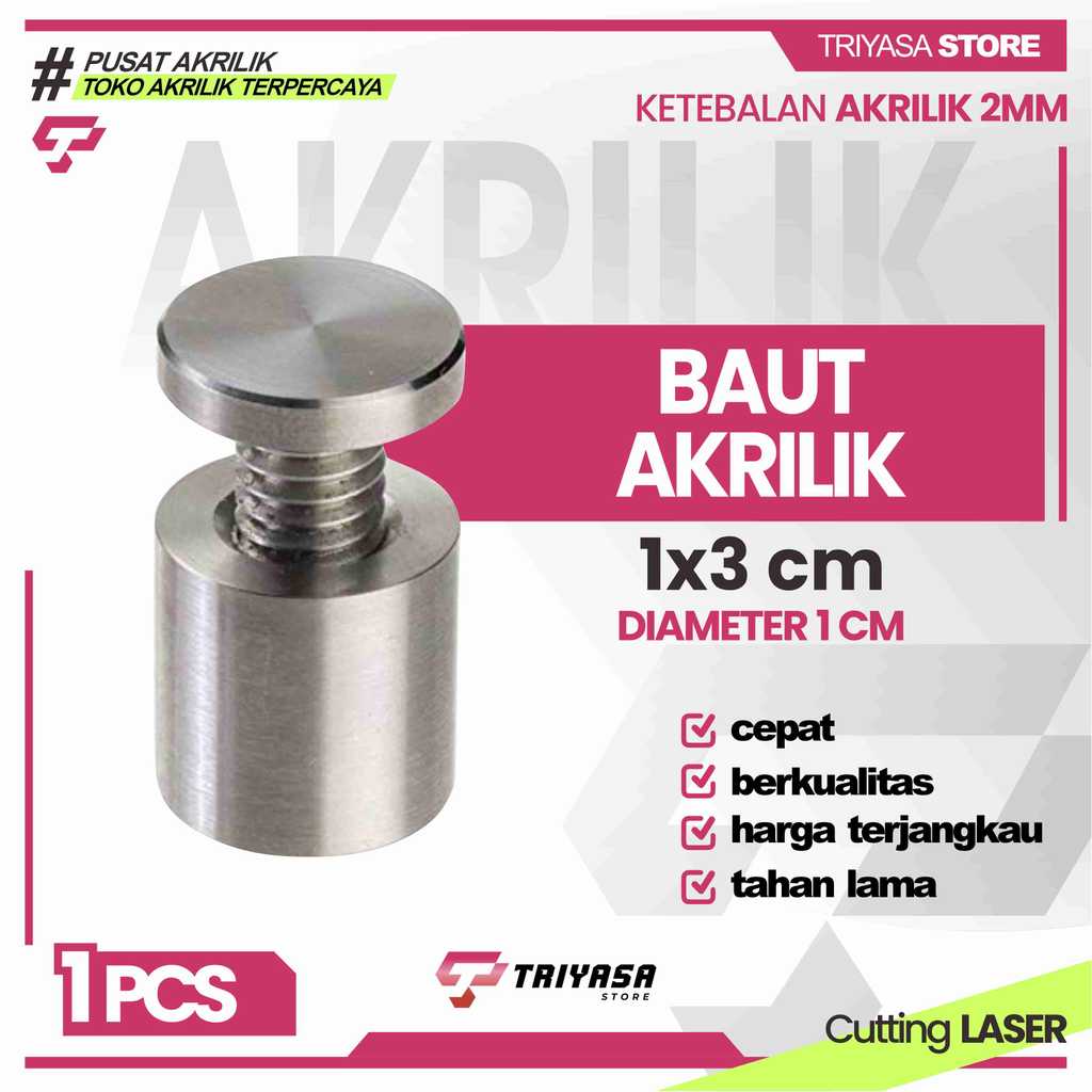 BAUT AKRILIK 1X3 CM