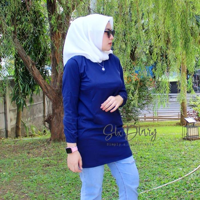 Six Diary Tunik Six Diary Lengan Panjang Cotton Combed 20s - Kaos
