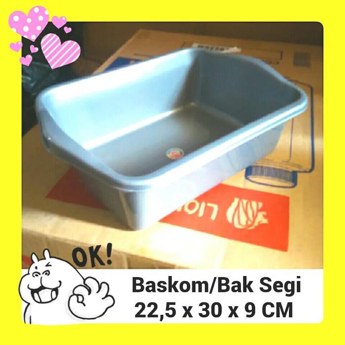 Baskom/Bak Segi(Kotak), Plastik Tebal, Serbaguna, Small.