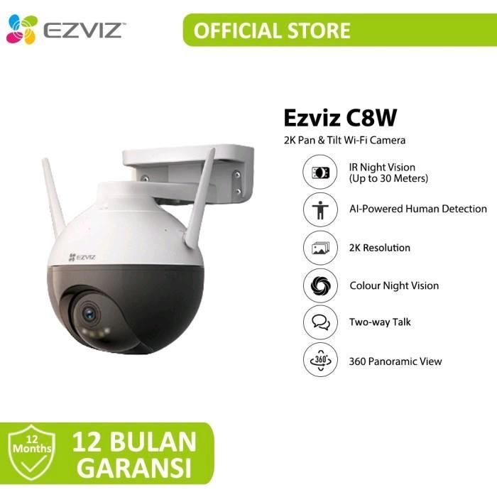 Ezviz C8W 4Mp Smart Camera Outdoor Waterproof - Cctv Ip Camera