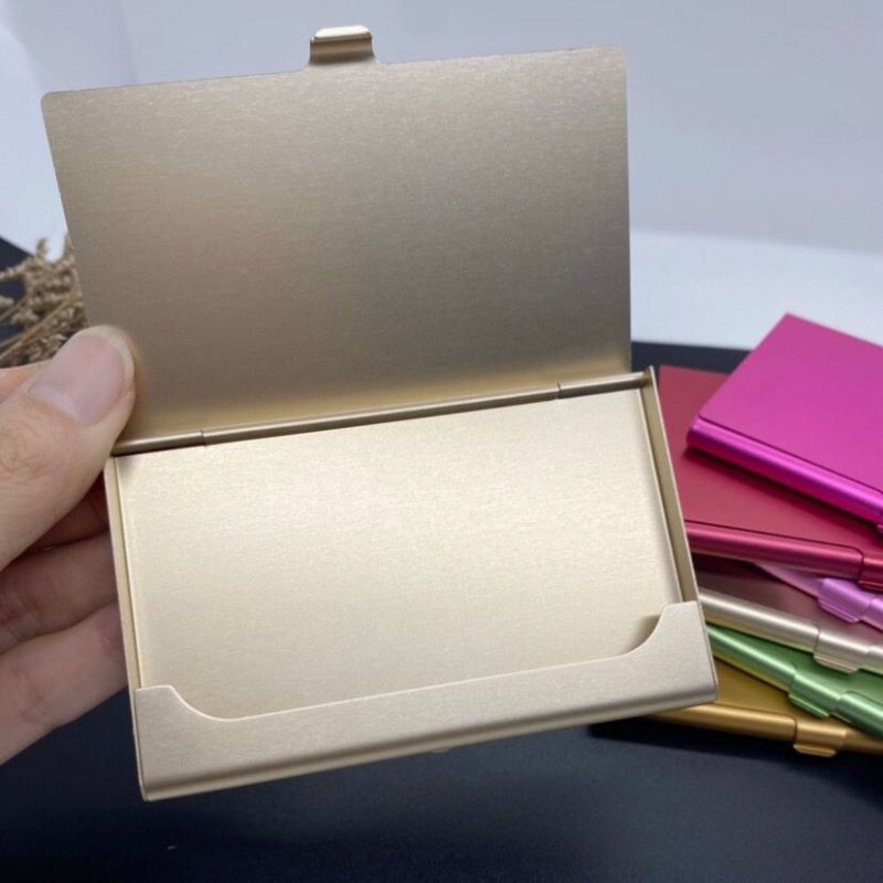 Hot Creat Aluminum Alloy Business Card Holder Metal Card Case Credit Card Card Holder Card Metal