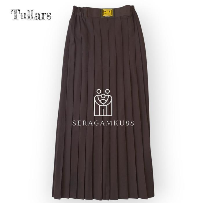 Rok Plisir Panjang Coklat Pramuka / Rok Panjang Plisir Coklat Pramuka/ Rok Plisir Pramuka Panjang