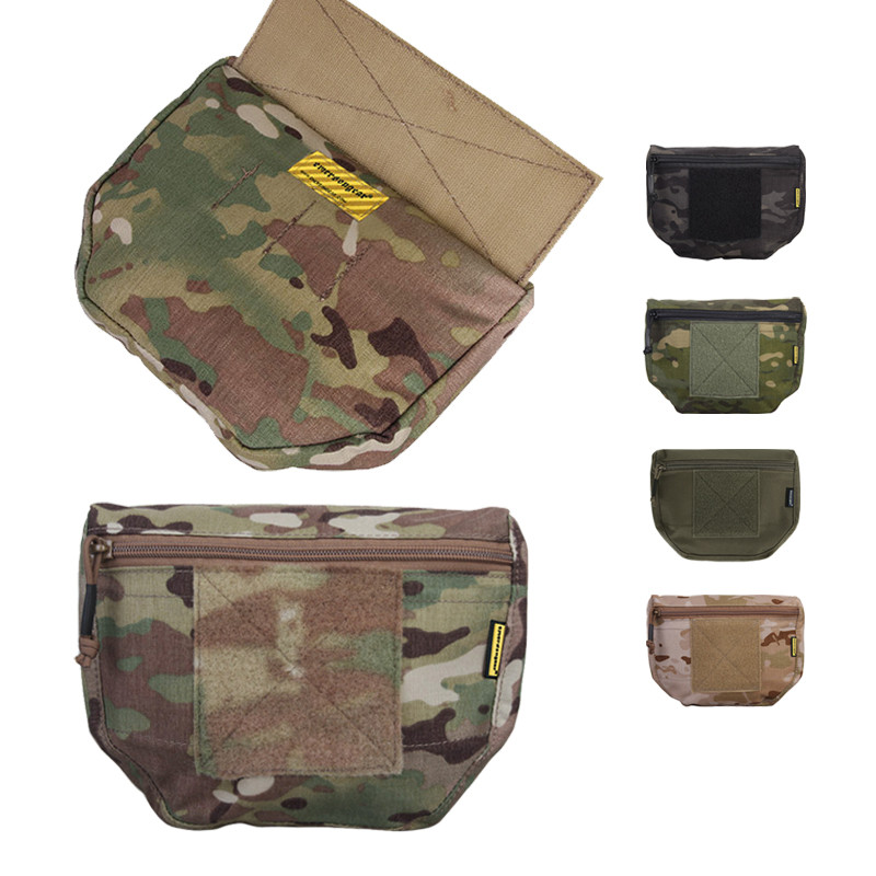 Emersongear Armor Carrier Drop Pouch AVS JPC CPC Plate Carrier Pouch Camouflage MOLLE Waist Bag