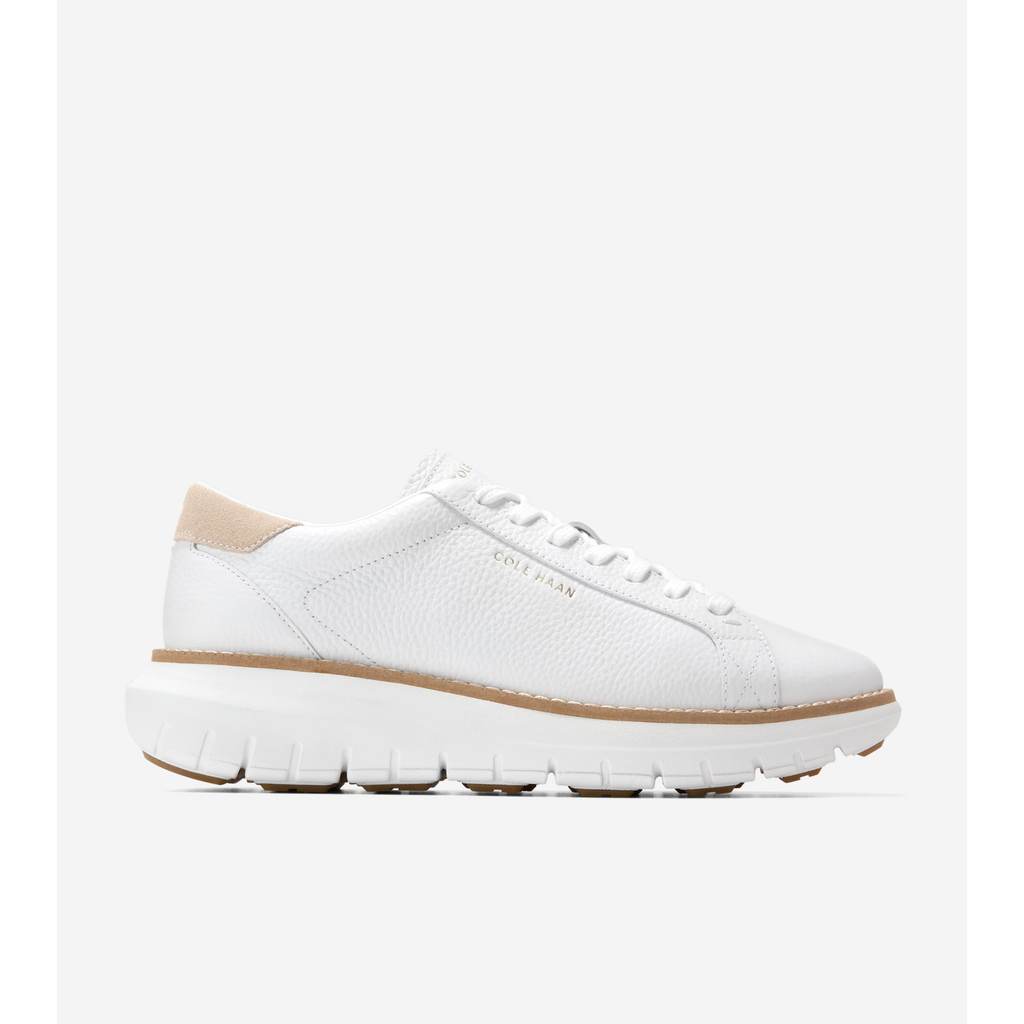 Cole Haan Women Zerogrand Rexanna Leather Sneakers - Sepatu Wanita (White)