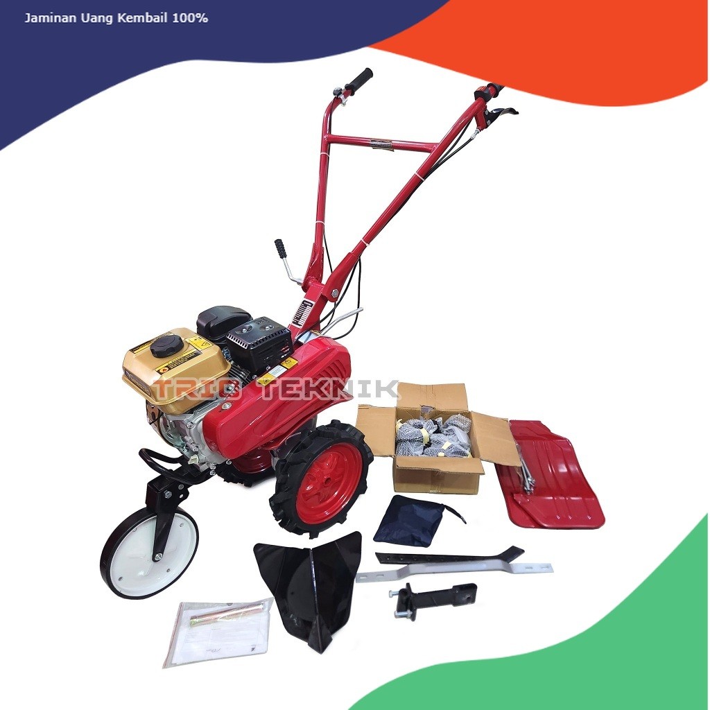 Mesin Traktor Sawah Mini Maestro KB500T Cultivator Bajak Tanah