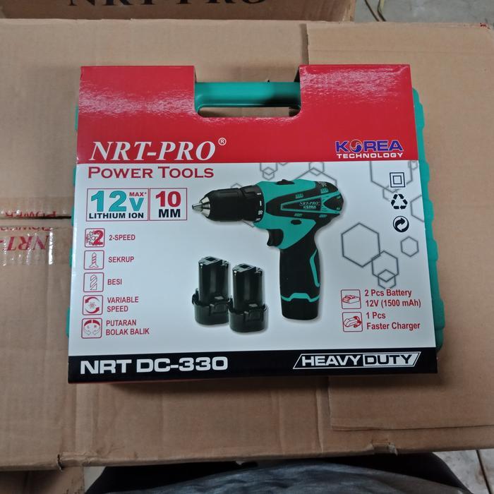 Dc 330 Mesin Bor Cordless Nrt-Pro 12V