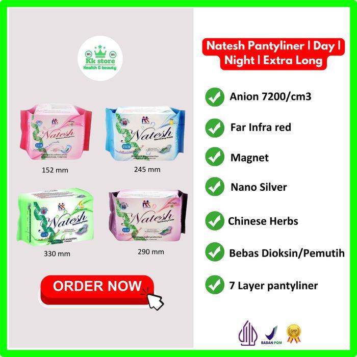 Natesh Pembalut Herbal Natesh Pembalut Wanita Natesh Pantyliner Natesh Day Natesh Membantu atasi