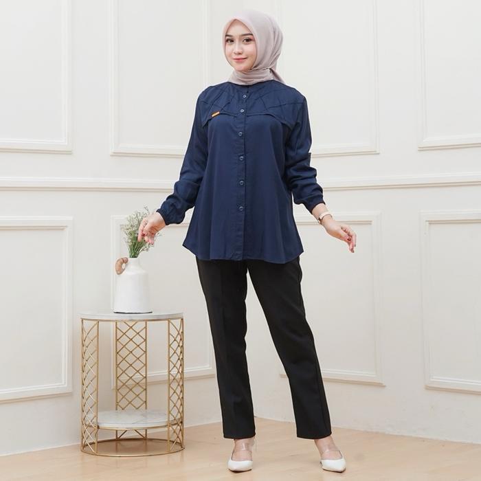 Nuriya Blus Rayon Twill Premium Atasan Wanita Tbk