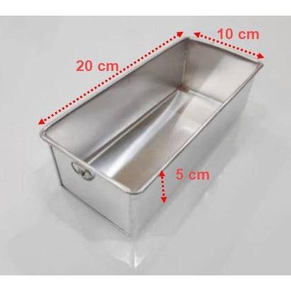 Cetakan Loyang Oven Kukus Brownies Cake Aluminium Uk. 20 x 10 x 5 cm