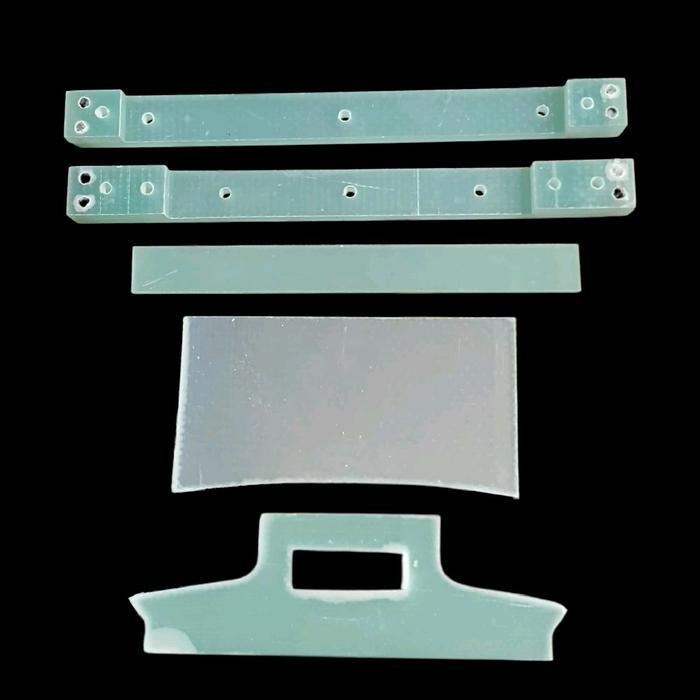 Bemper Tamiya Sloop Fiber / Stik Set Tamiya Sloop