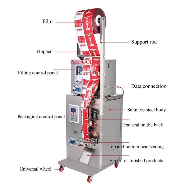 1-100g Powder Granule Filling Packaging Sealing Machine Sachet Sachet Tea Bag Making Machine