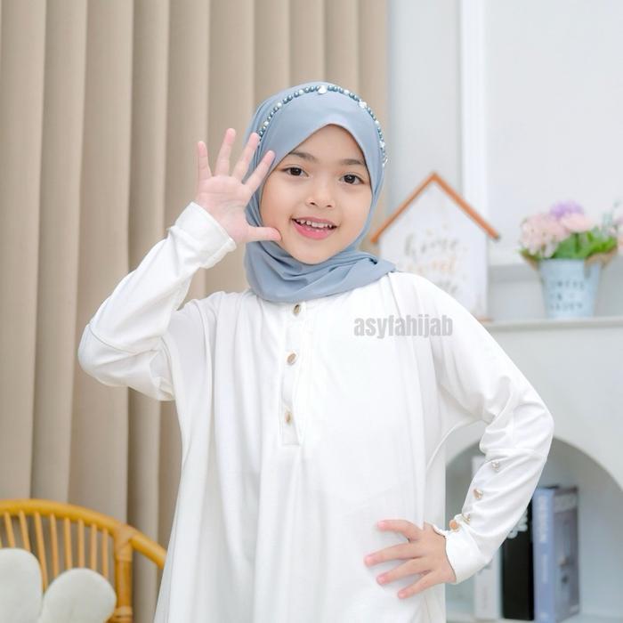 Kerudung Pasmina Anak Instan Payet Pashmina Jersey Oval Anak Payet Jilbab Kerudung Bayi Balita