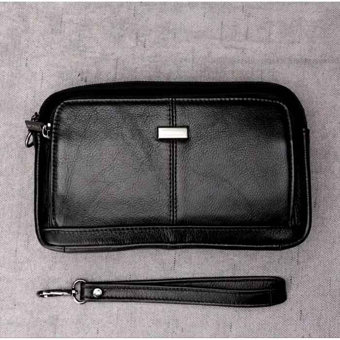 Clutch Handbag Kulit Pria Tas Tangan Kulit Asli Branded Co