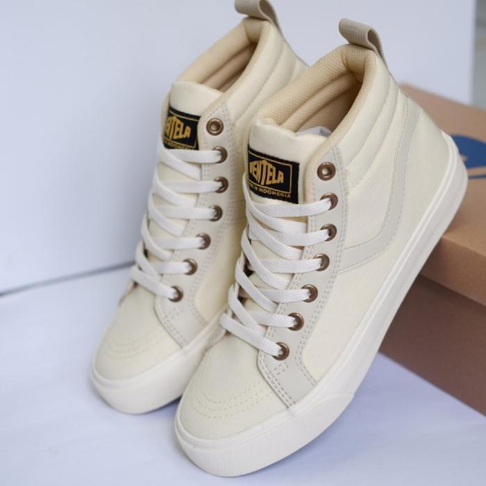Ventela Republic Cream High / Sepatu Ventela Republic Cream HC