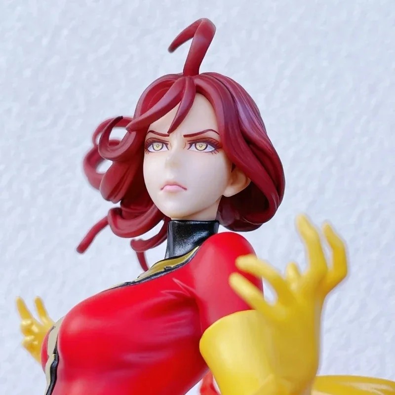 Marvel Anime X-Men Dark Phoenix Beautiful Girl Model Scene Box-Packed Immovable Statue Hobby