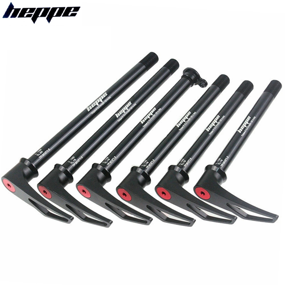 HEPPE MTB Road Bike Thru Axle Front Fork Shaft Skewers Rear Hub Thru Axle 12x142/148 12x100/110