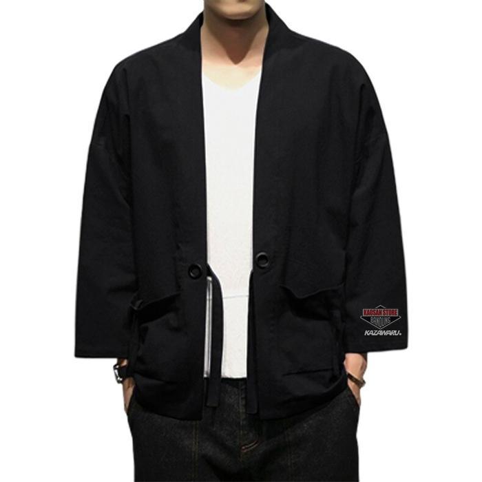 Outer Outwear Oter Kimono Cardigan Kardigan Blajer Blazer Jas Haori Jepang Korea Cowok Cewek Cewe
