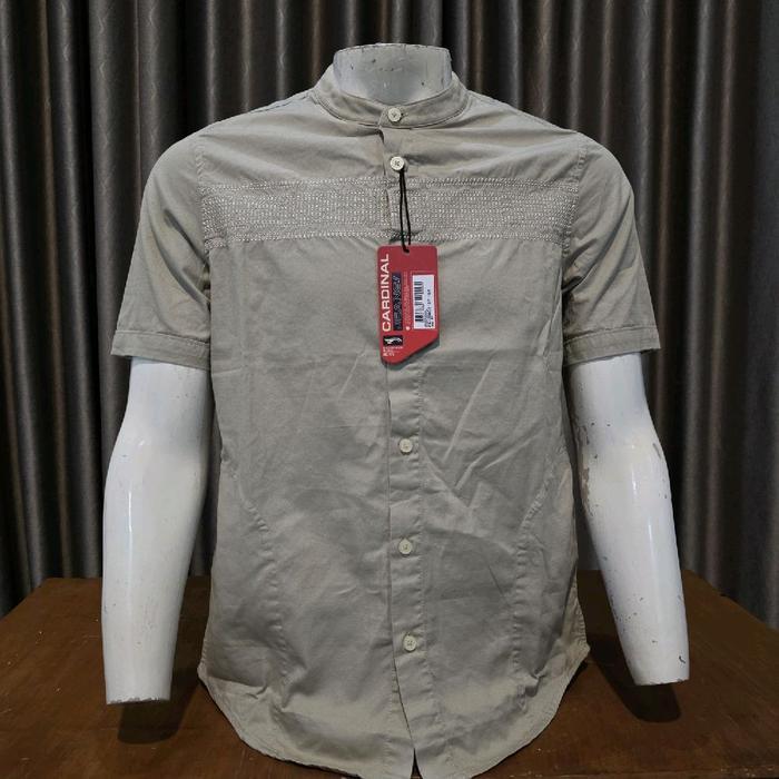 kemko kemeja koko pria atasan cardinal jeans baju muslim Katun