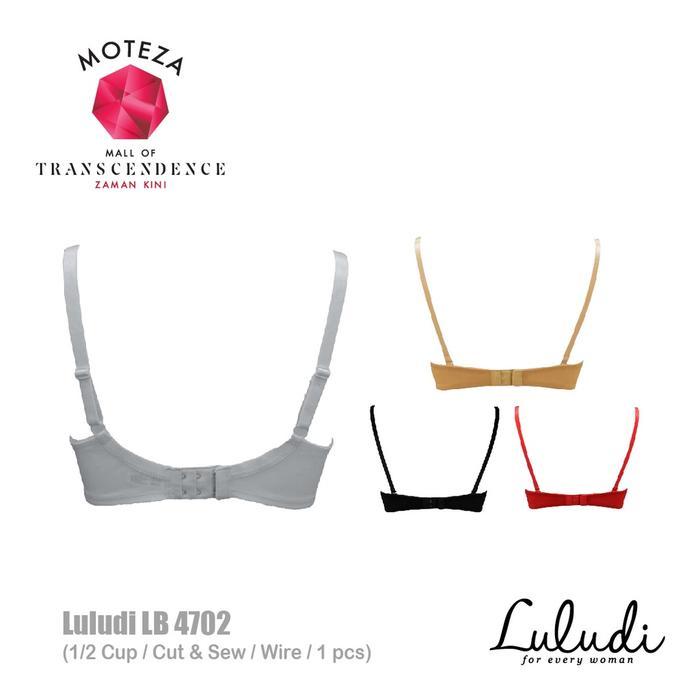 Luludi Missy Bra - Lb 4702 - Half Cup - Cut & Sew - Wire / Kawat Basic Cantik Bh Busa