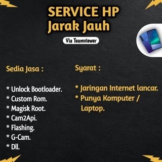 UBL, Flashing, Magisk Root, Custom Rom HP Android Jarak Jauh