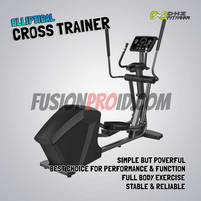 DHZ Elliptical Cross Trainer Machine X9300 Alat Fitness Crosstrainer