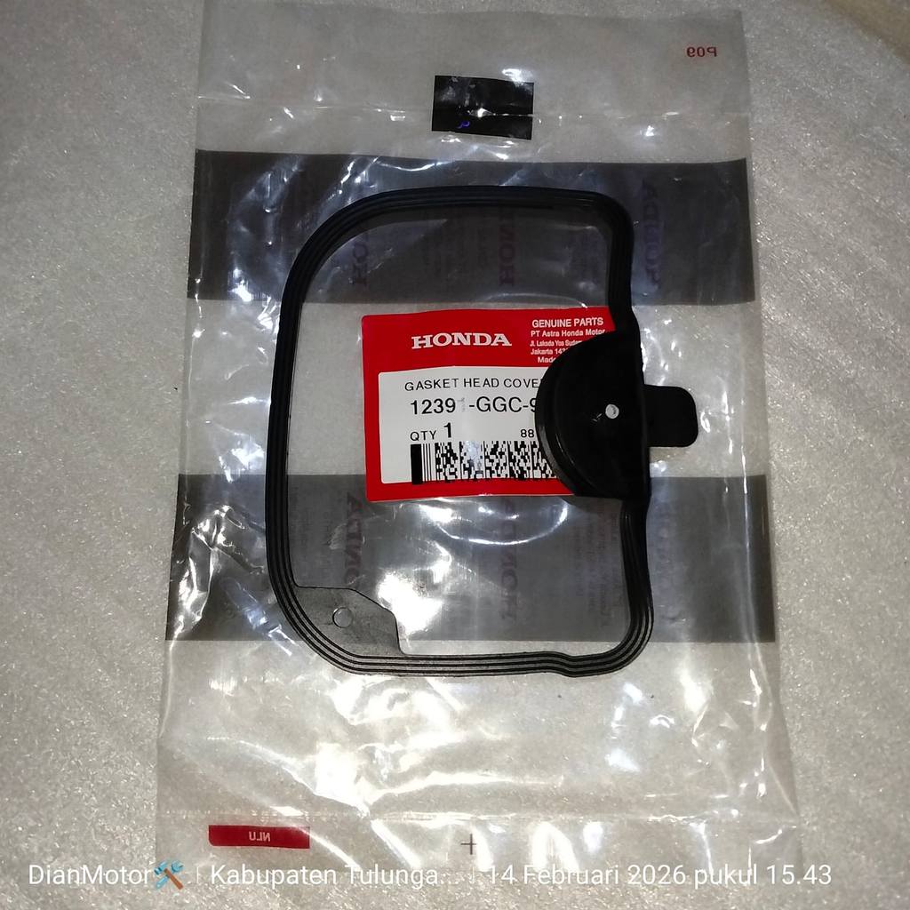 AHM 12391GGC900 KARET CILINDER HEAD BEAT GGC BEAT FI SE ORIGINAL