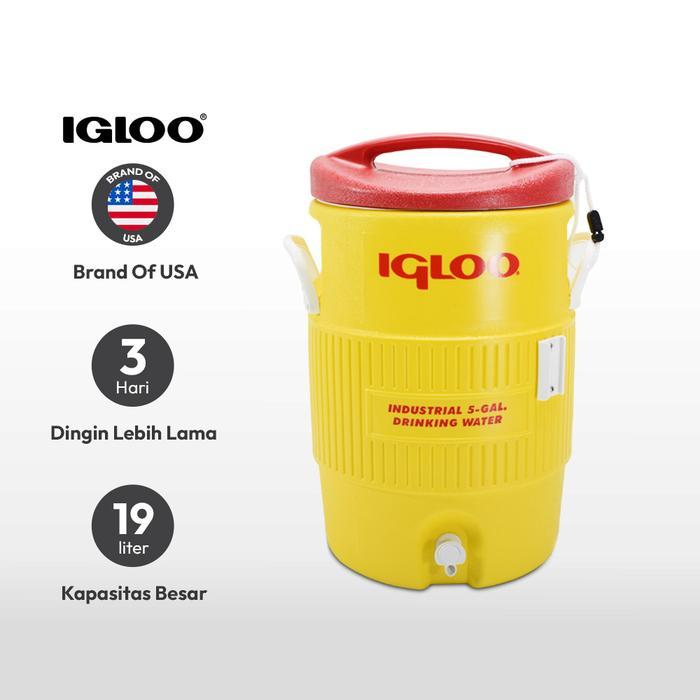 IGLOO 18 LTR DISPENSER MINUMAN INDUSTRIAL COOLER - KUNING